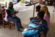 The nets were distributed by teams of health workers, community volunteers and social mobilizers. Upon receiving the nets, families were encouraged to not only use the net but also to undertake environmental sanitation practices around their homes and communities to help prevent mosquitos from breeding.