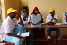 A vaccinator team at launching session