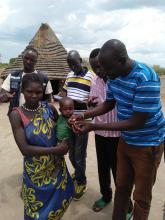 Independent finger marking verification of the immunized children