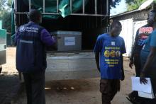 Oral cholera vaccines and other supplies being loaded to vaccinate the communities in Renk, South Sudan