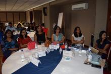 Health workers participating in the Training of Facilitators on child growth assessment and WHO Child Growth Standard from 10-13 February 2020 at Gold Crest, Quatre Bornes.