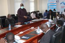 Dr Olushayo Olu, WHO country Representative for South Sudan speaking during the launch of the first ever National Strategic Plan on Viral Hepatitis and Treatment and Care Guideline for Hepatitis in South Sudan