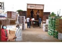 Donation of IPC and laboratory supplies by WHO in Monrovia