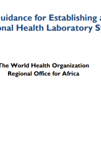 Guidance for Establishing a National Health Laboratory System