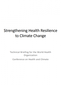 Strengthening health resilience to climate change