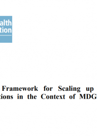  Implementation Framework for Scaling up Essential Health Interventions in the Context of MDGs [372.89 kB]