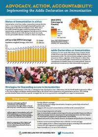 ADVOCACY, ACTION, ACCOUNTABILITY: Implementing the Addis Declaration on Immunization