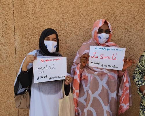 Deux étudiantes maliennes réfugiées en Mauritanie